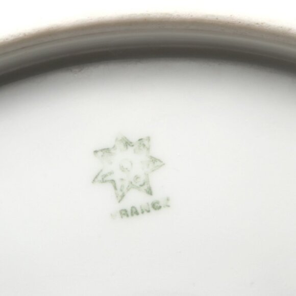 Antique Limoges France Porcelain Gold Gilt Floral Serving Plate Platter Coiffe - Picture 4 of 9